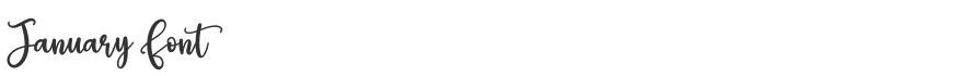January Font