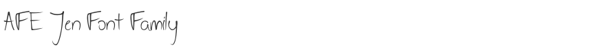 AFE Jen Font Family