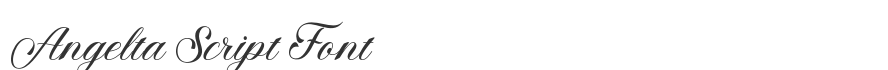 Angelta Script Font