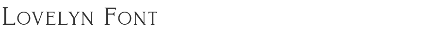 Lovelyn Font