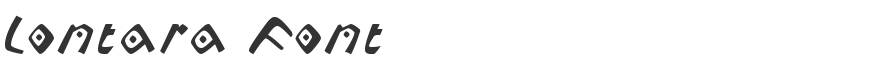 Lontara Font
