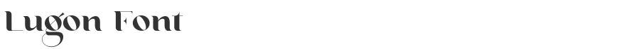 Lugon Font