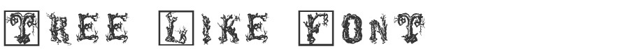 Tree Like Font