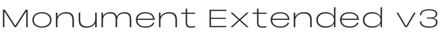 Monument Extended v3.0 Font Family