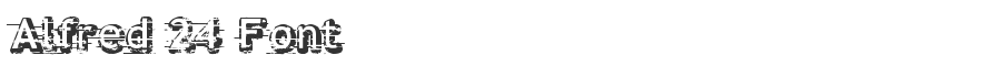 Alfred 24 Font