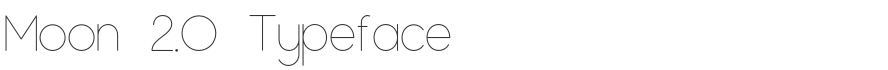 Moon 2.0 Typeface