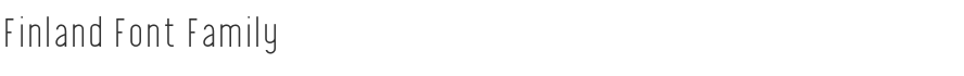 Finland Font Family