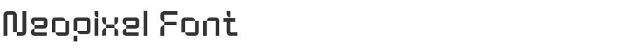 Neopixel Font