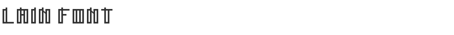 Lain Font