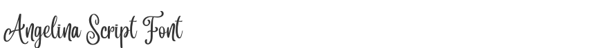 Angelina Script Font