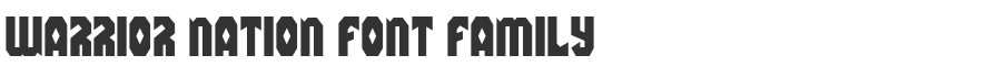 Warrior Nation Font Family