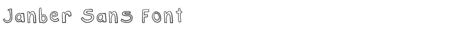 Janber Sans Font
