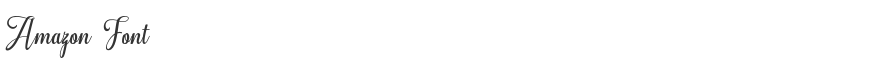Amazon Font