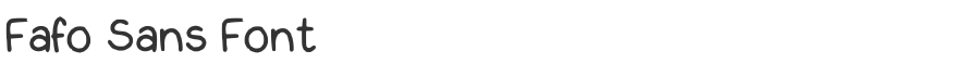 Fafo Sans Font