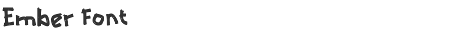 Ember Font