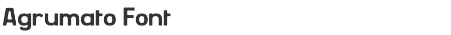 Agrumato Font