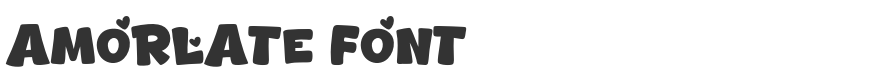 Amorlate Font