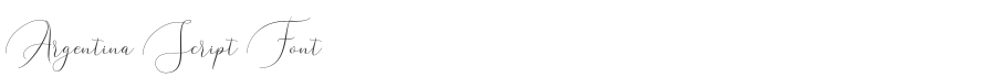 Argentina Script Font