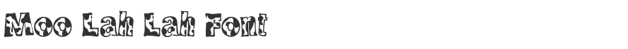 Moo Lah Lah Font