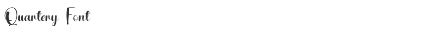 Quartery Font