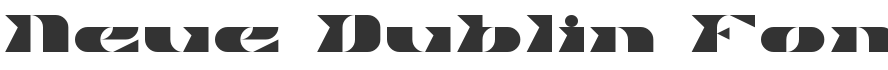 Neue Dublin Font