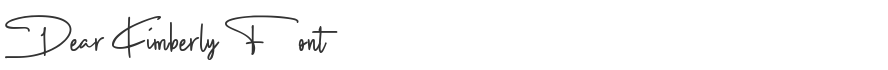 Dear Kimberly Font
