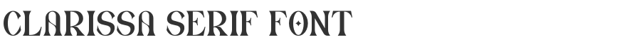 Clarissa Serif Font