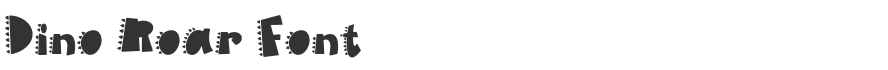 Dino Roar Font