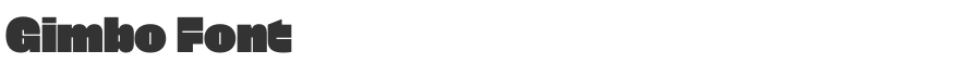 Gimbo Font