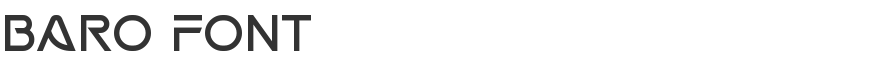 Baro Font