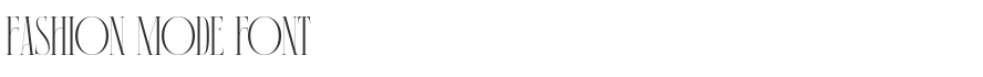 Fashion Mode Font
