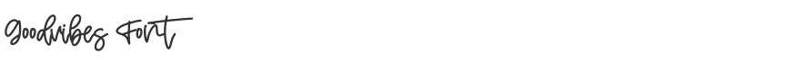 Goodvibes Font