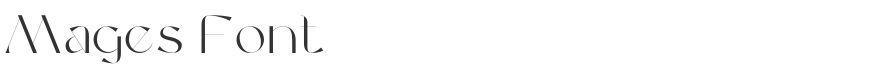 Mages Font