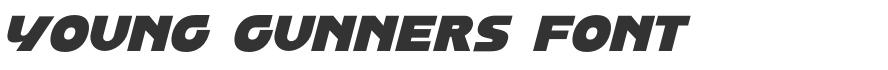 Young Gunners Font