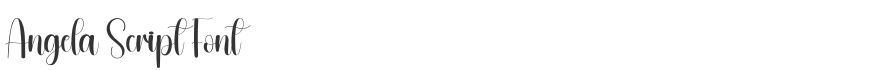 Angela Script Font
