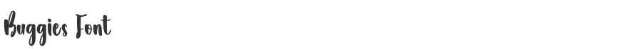Buggies Font