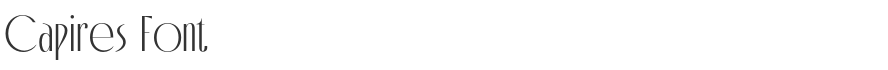 Capires Font