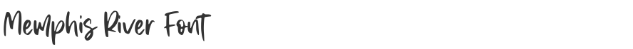 Memphis River Font