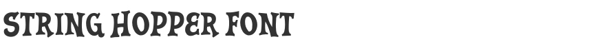 String Hopper Font
