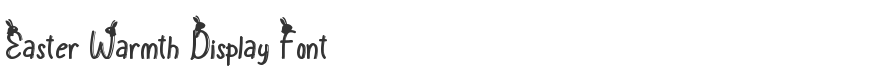 Easter Warmth Display Font