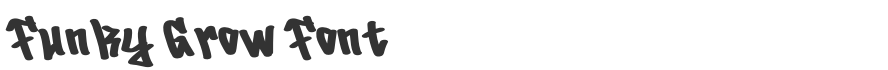 Funky Grow Font
