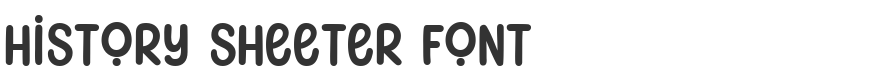 History Sheeter Font