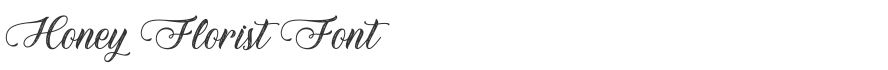Honey Florist Font