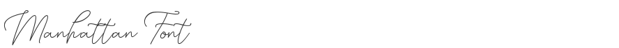 Manhattan Font