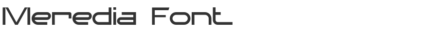 Meredia Font