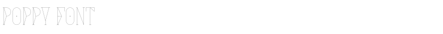 Poppy Font