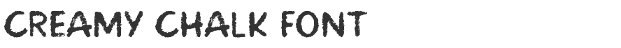 Creamy Chalk Font