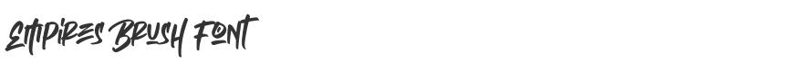 Empires Brush Font