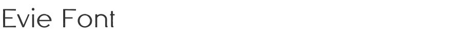 Evie Font