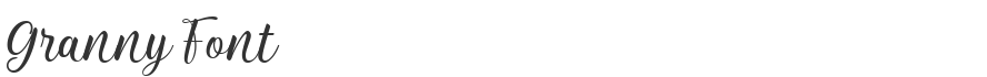 Granny Font